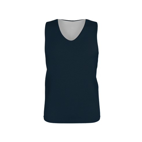 Badger Sport Youth Reversible Mesh Tank (A00118-028103), Color 'Navy/White'
